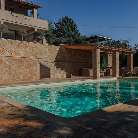 Pool And Sea View Apartments Agia Marina  エクステリア 写真