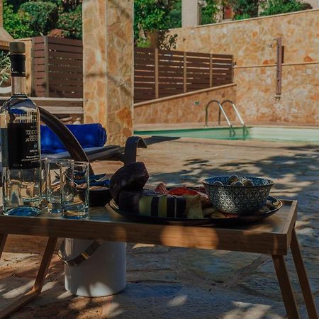 Pool And Sea View Apartments Agia Marina  エクステリア 写真