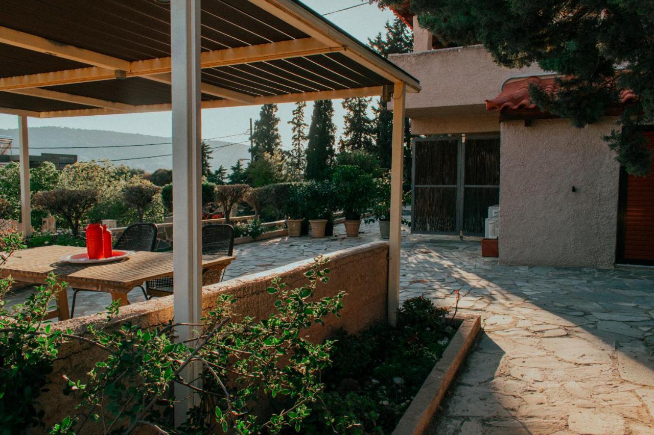 Pool And Sea View Apartments Agia Marina  エクステリア 写真